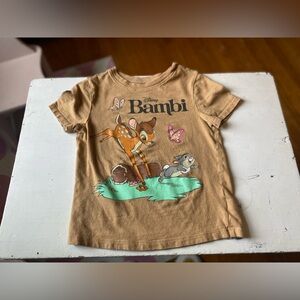 Old Navy Disney Bambi Brown Kids Tee